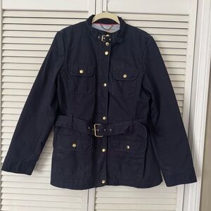 Banana Republic - Women's Navy Belted Jacket
